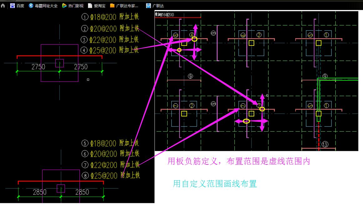 板顶附加钢筋