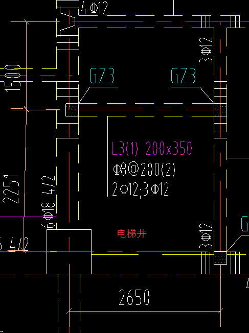 广联达钢筋算量软件,电梯井设置问题