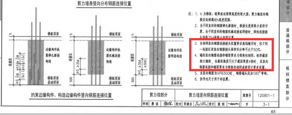 钢筋搭接接头率,剪力墙暗柱是按剪力墙考虑(设