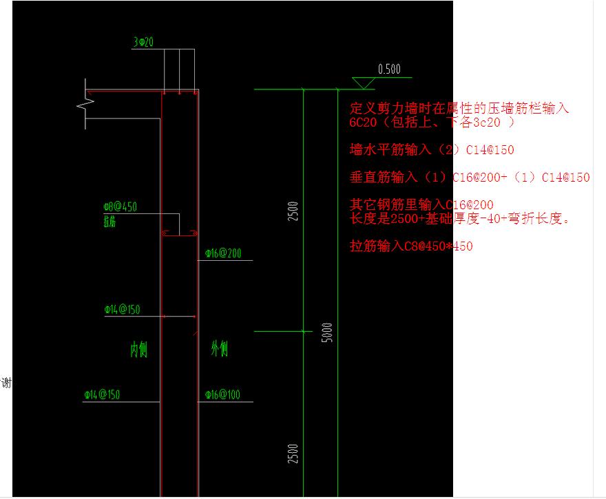 剪力墙钢筋