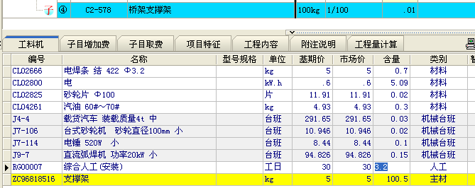 橋架支撐