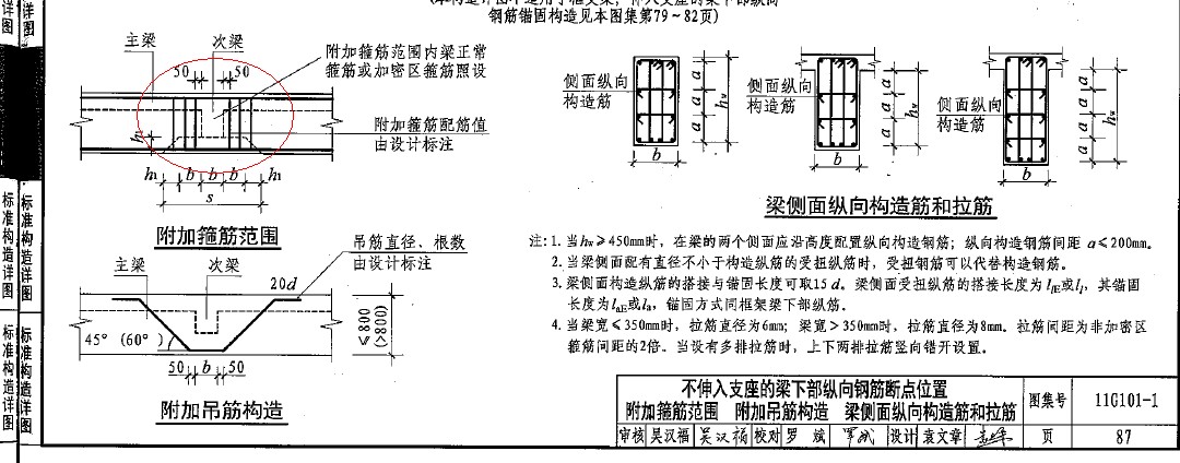 梁截面