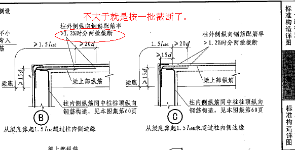 外侧纵筋