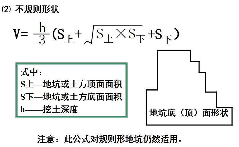 不规则基坑土方量怎么计算