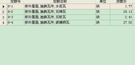 修缮定额
