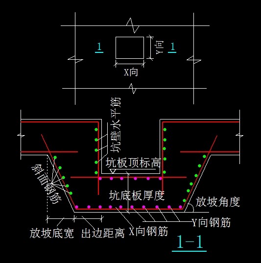 坑壁水平筋