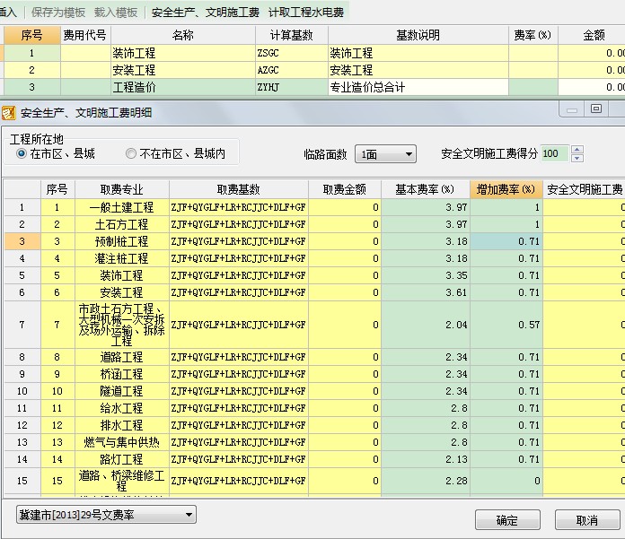 安全文明施工費