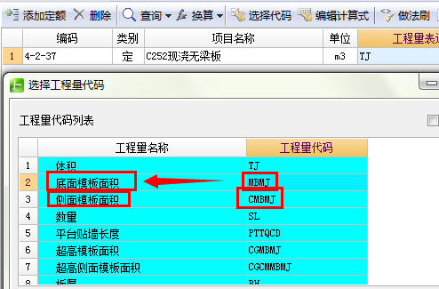 程量表達式