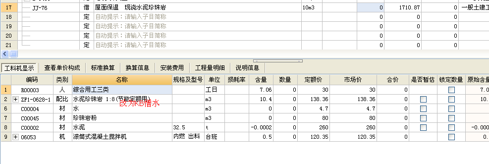 人工含量