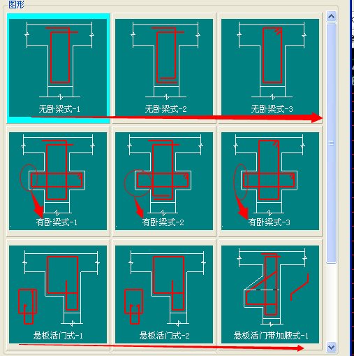 悬板活门式