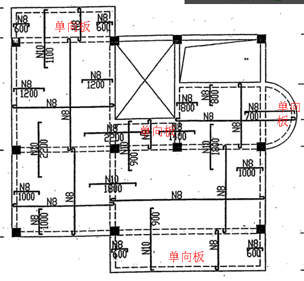 支座负筋