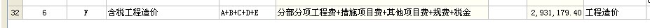 合同造價