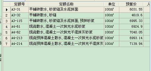 散水怎么套定額