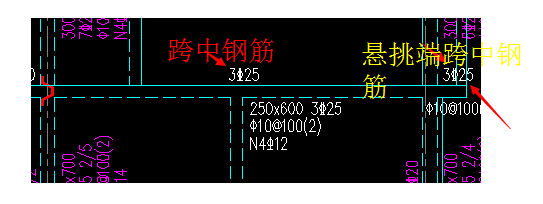 跨中钢筋