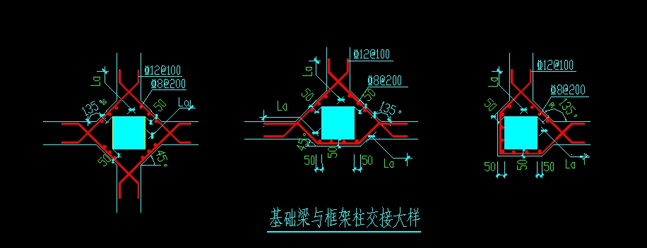 基础梁的水平加腋钢筋