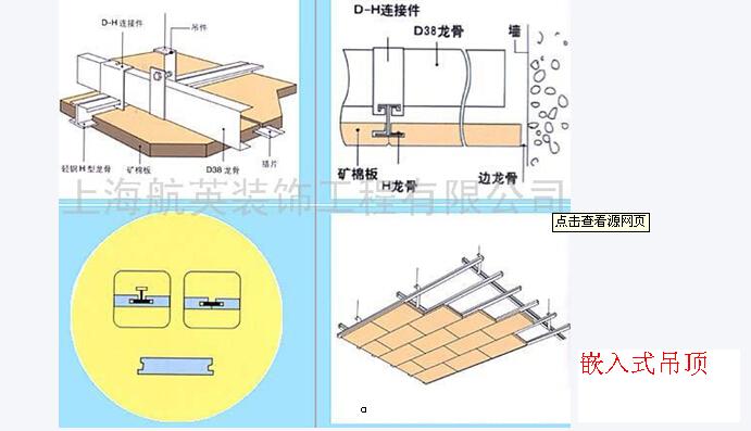 天棚吊顶浮搁式和嵌入式有何不同