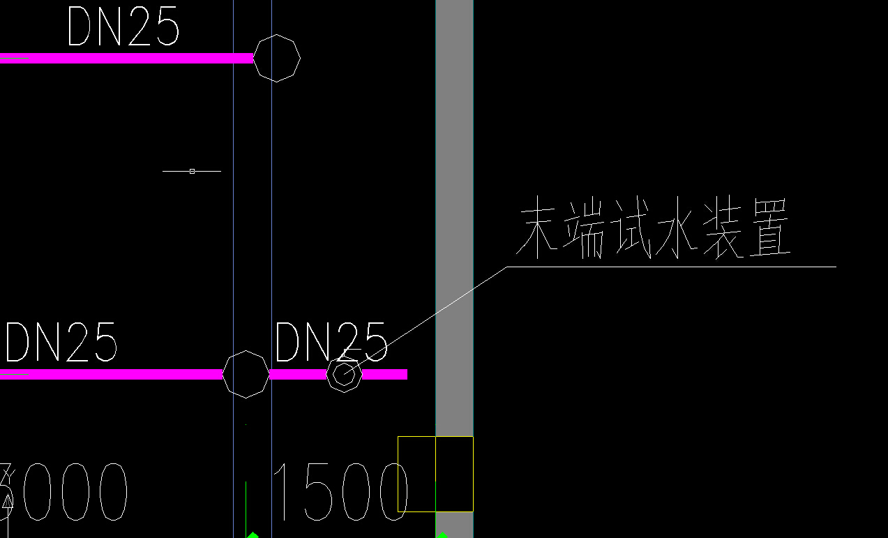 安装算量绘图输入立管和末端试水装置怎么处理怎么画