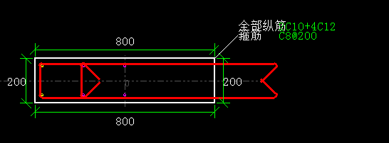 外侧水平筋