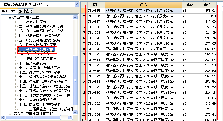 采用聚氨酯管壳保温套什么定额