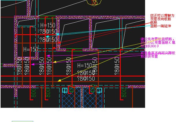 图纸上也有板跨筋也有面筋,如果按图纸上布置钢筋会重复布置,请问这种