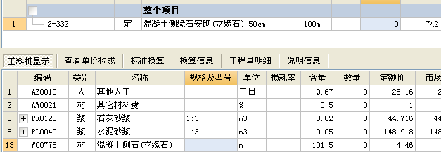 套子目