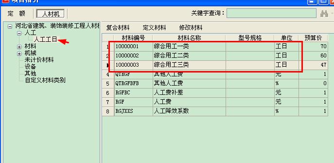 人工工日