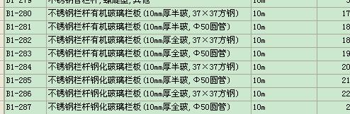 玻璃栏杆