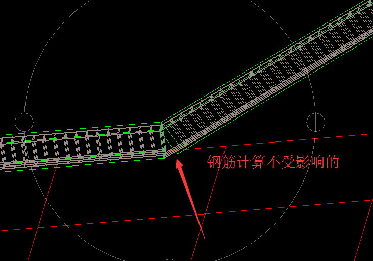 钢筋算量时画折梁