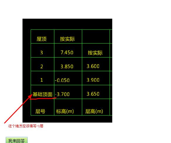 识别楼层表