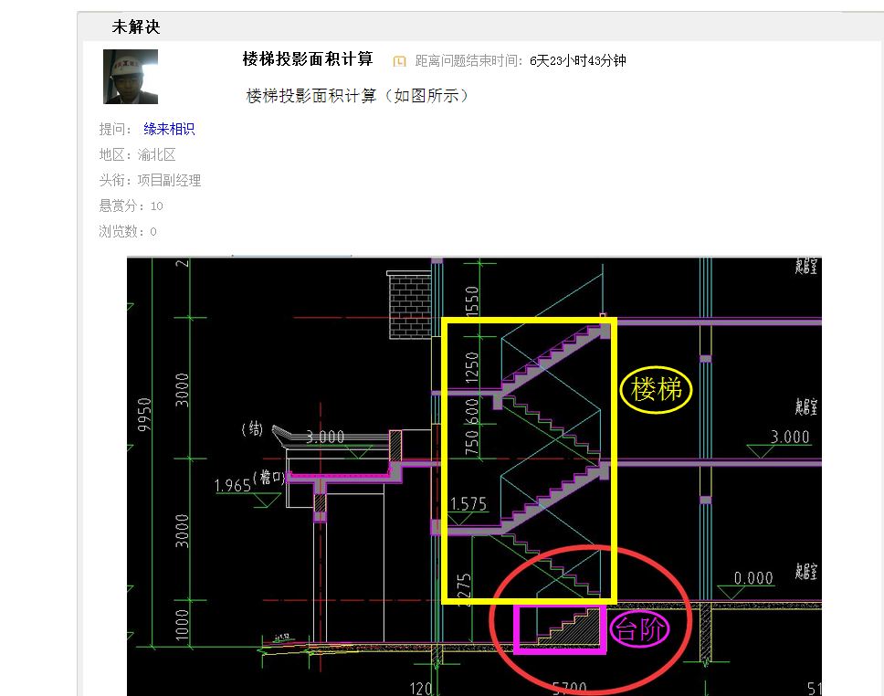 投影面