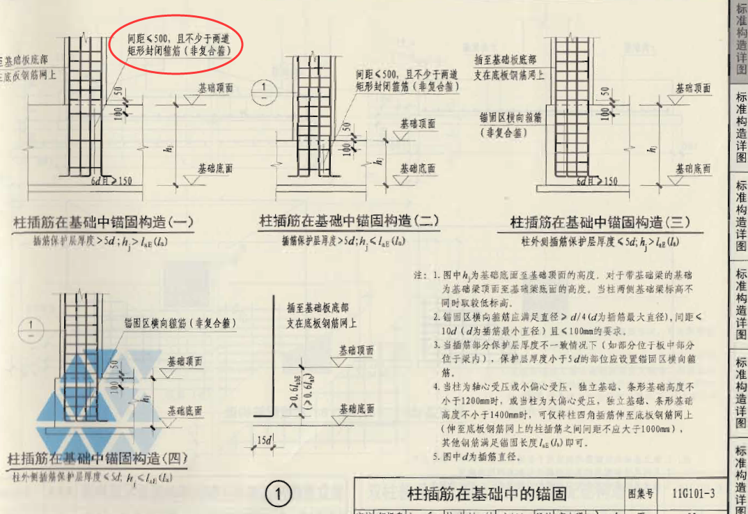 柱插筋