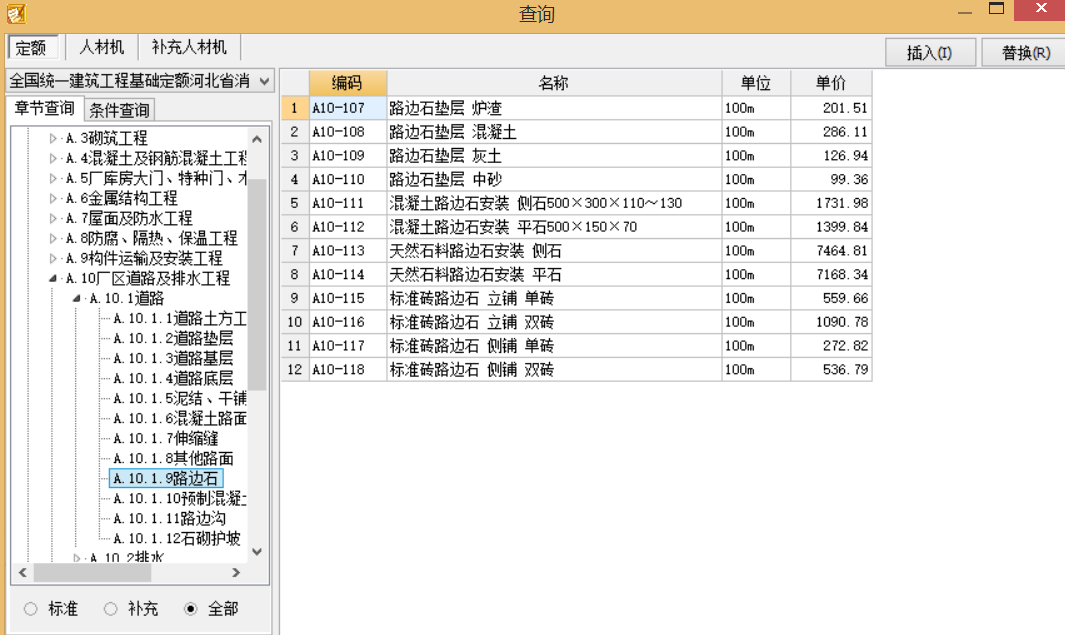 套定額