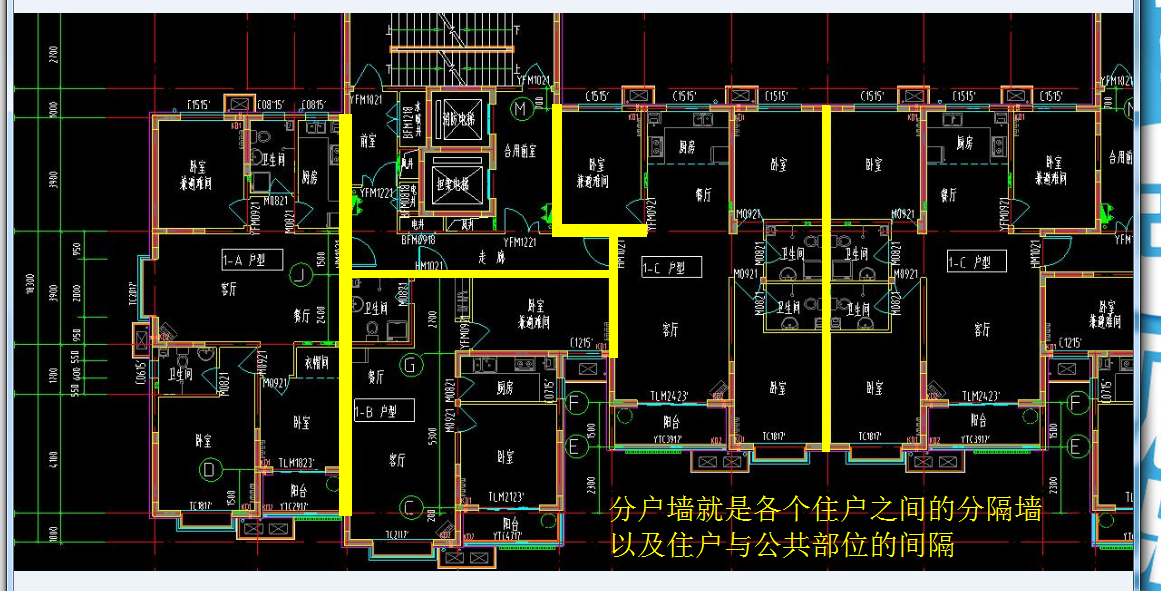 具体什么是分户墙。我这里有图。求大神指出来