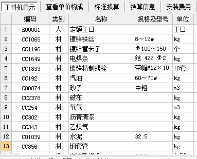 主材价