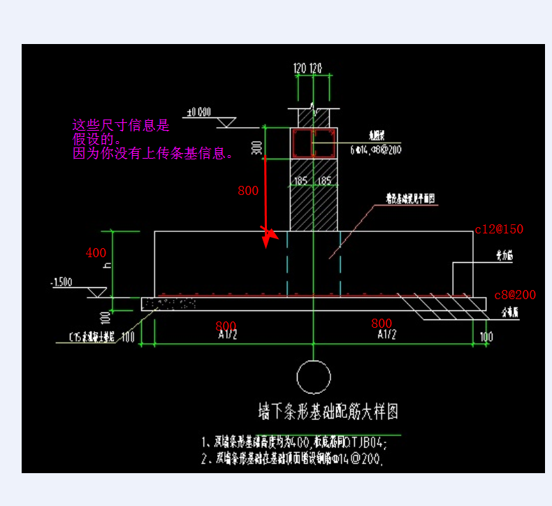 条形基础怎么画