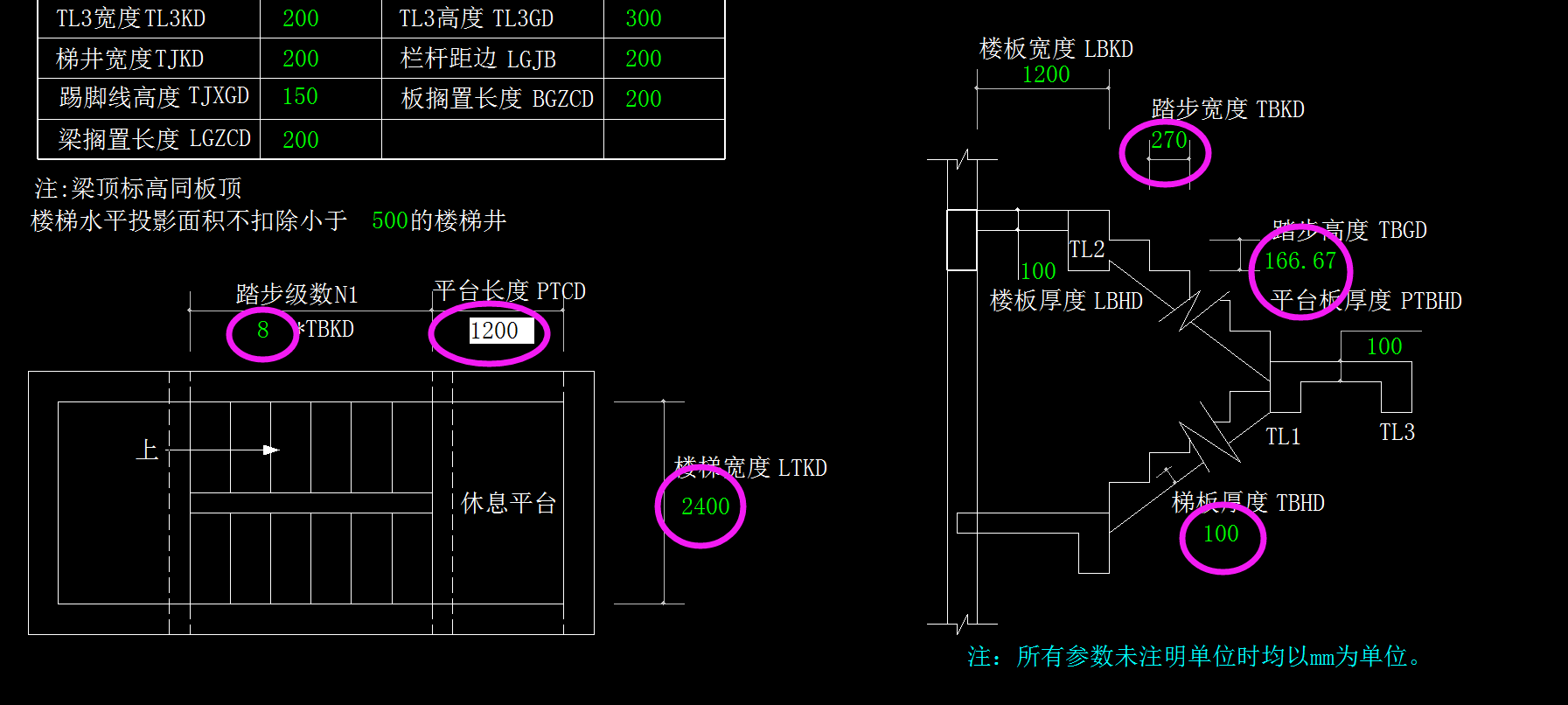 双跑楼梯