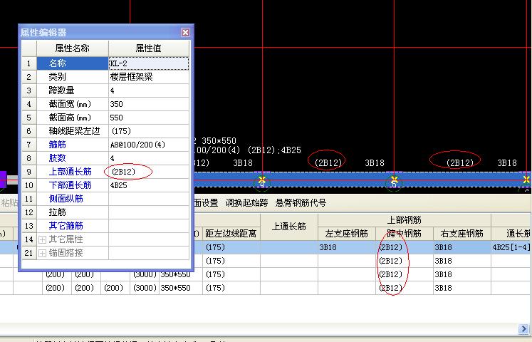 输入钢筋信息