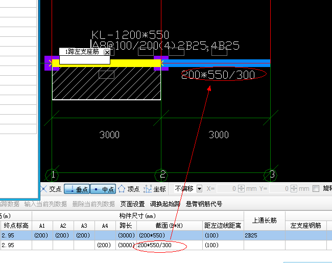 梁集中標注