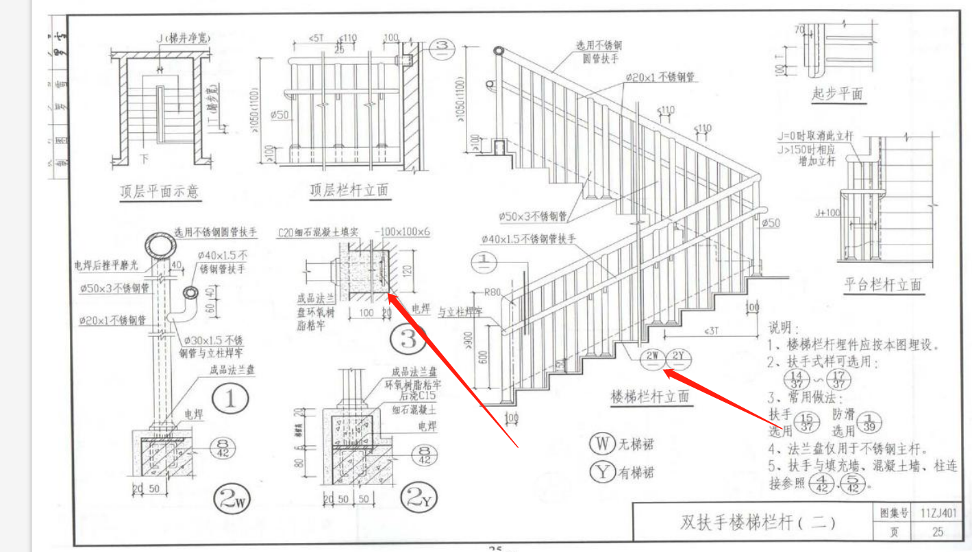 楼梯预埋件钢板的数量