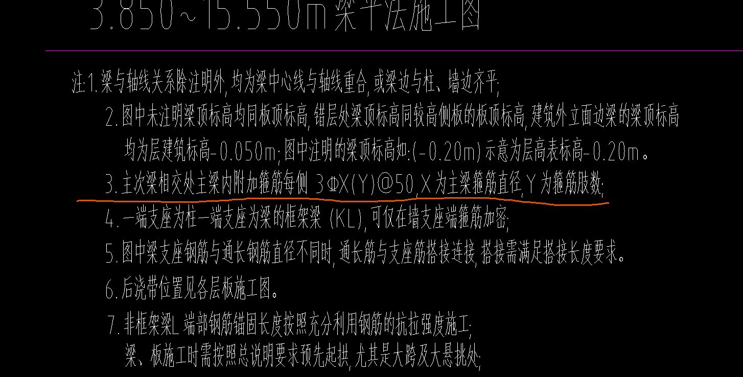 次梁