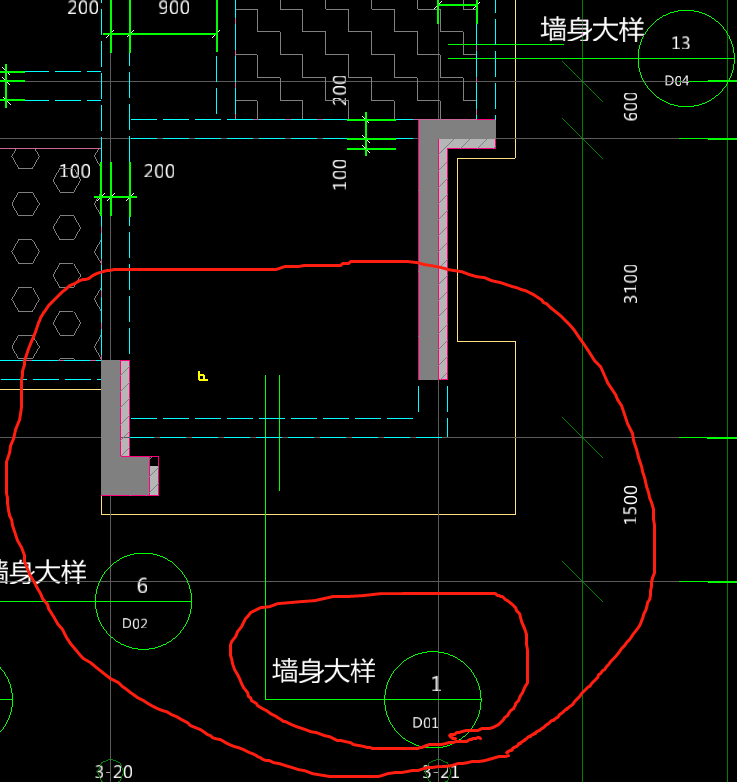 藍色線