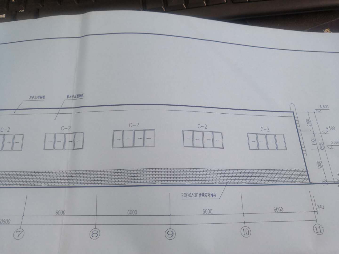 立面圖標