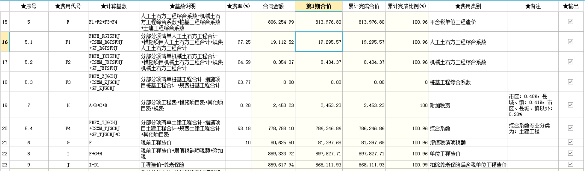 計價軟件