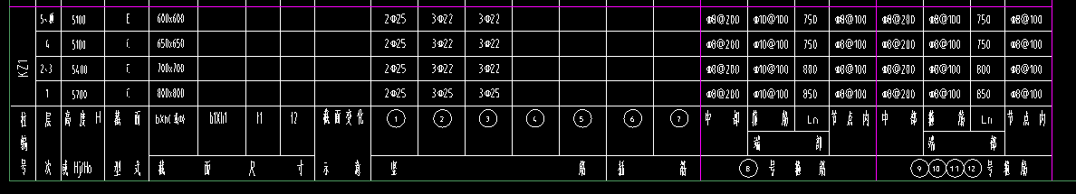 廣東柱表