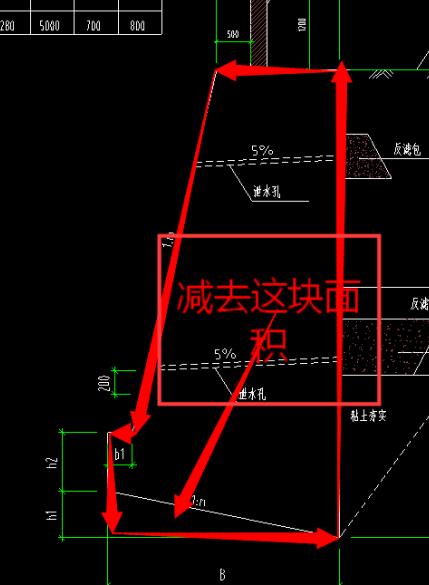 擋土墻剖面