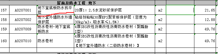 找平層