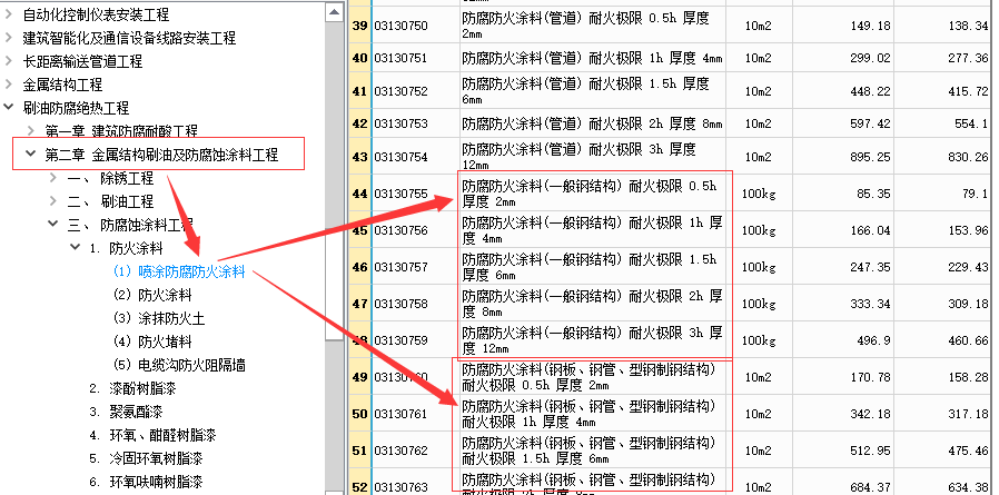 厚型防火涂料