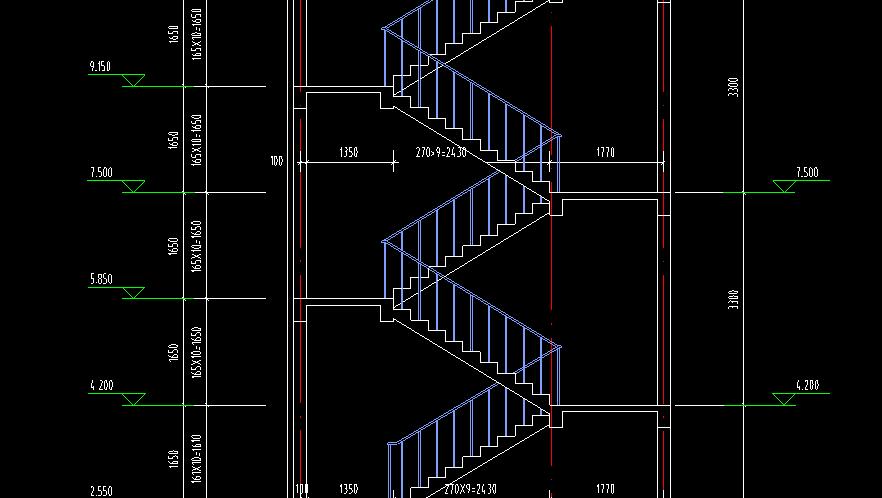 楼梯间带门或门洞的封闭楼梯间按楼梯间整体水平投影净面积计算