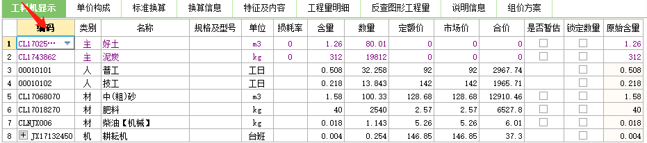套定額