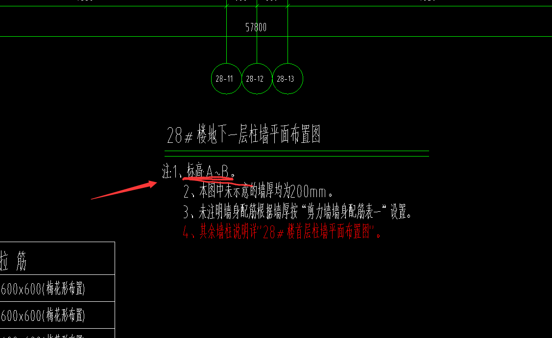 首層底標高